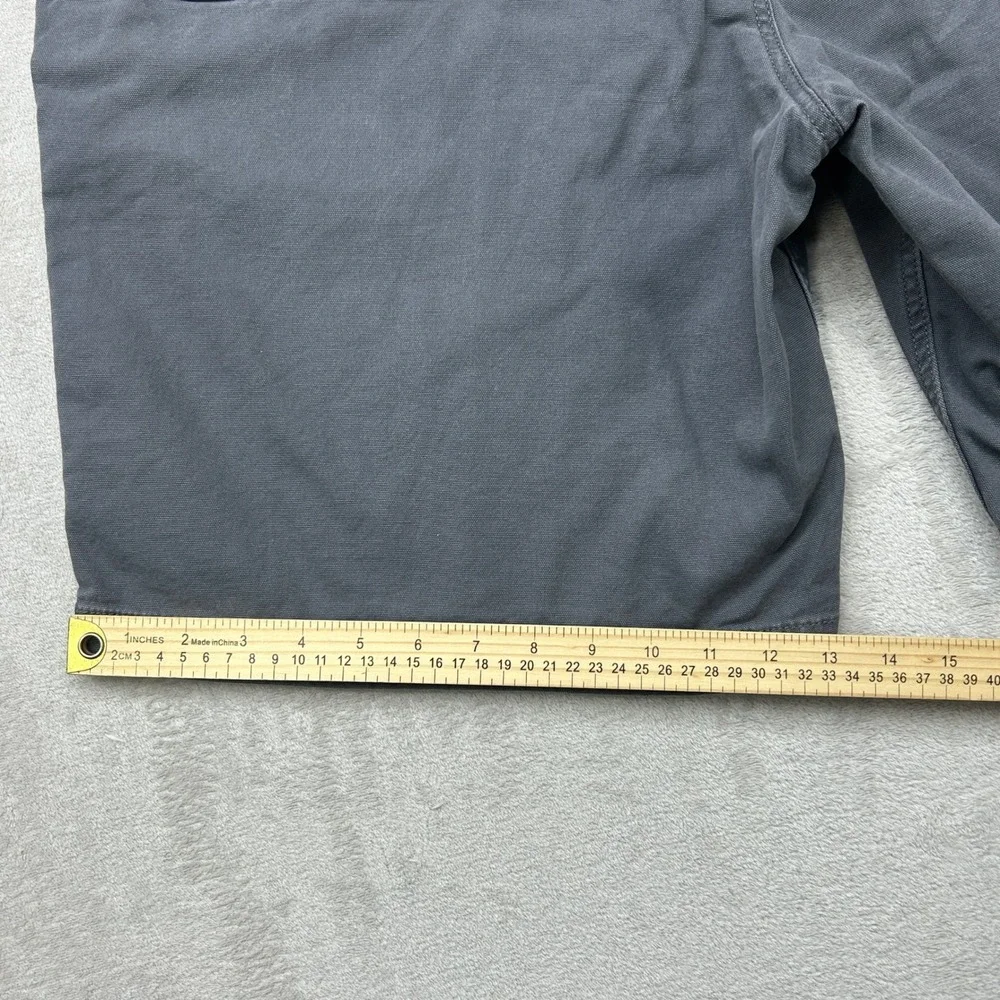 Carhartt Work Shorts Mens 44 Grey Rugged Flex Relaxed Fit Canvas 10